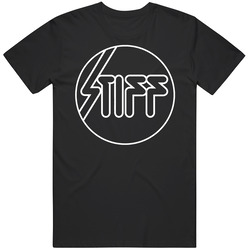 Stiff Record Logo Mens Soft Cotton Tee T Shirt