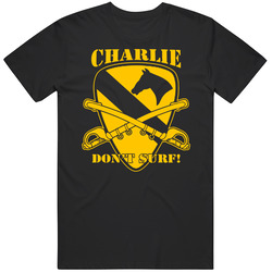 Apocalypse Now Charlie Dont Surf 2 Mens Soft Cotton Tee T Shirt