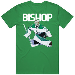 Ben Bishop Dallas Hockey Goaltender Fan Mens Soft Cotton Tee T Shirt