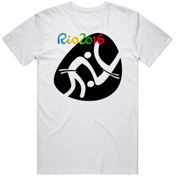 Rio 2016 Judo Olympic Games Sport Event Symbol Mens Soft Cotton Tee T Shirt