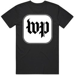 Washington Post App Icon Logo Mens Soft Cotton Tee T Shirt