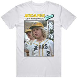 Toby Whitewood Baseball Card Bad News Bears Mens Soft Cotton Tee T Shirt