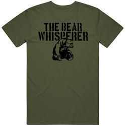 The Bear Whisperer Animal Mammal Mens Soft Cotton Tee T Shirt