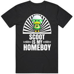 Scoot Is My Homeboy Animal Crossing New Horizons Character Video Game Fan Mens Soft Cotton Tee T Shirt