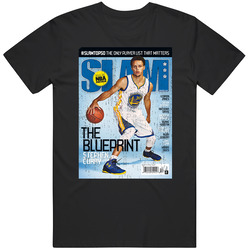 Slam Magazine Issue 193 Stephen Curry Popular Basketball Magazine Grunge Look Mens Soft Cotton Tee T Shirt