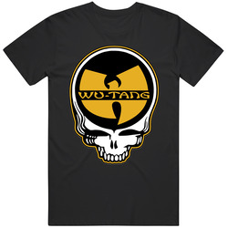Wu Tang Stealie Steal Your Face Clan Greatful Dead Skull Mens Soft Cotton Tee T Shirt
