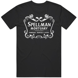 Spellman Mortuary Funeral Home Chilling Adventures Of Sabrina Mens Soft Cotton Tee T Shirt