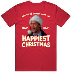 Going To Have The Hap Hap Happiest Christmas Vacation Clark Mens Soft Cotton Tee T Shirt