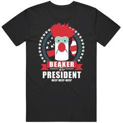 Beaker For President Funny Muppets Parody Mens Soft Cotton Tee T Shirt