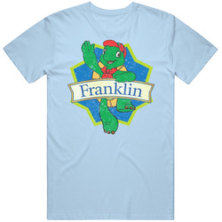 Franklin Retro Kids Cartoon Mens Soft Cotton Tee T Shirt