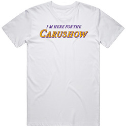Here For The Carushow Alex Caruso La Los Angeles Basketball Fan Mens Soft Cotton Tee T Shirt