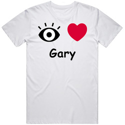 Gary I Love Gary Custom Mens Soft Cotton Tee T Shirt