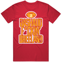 Bashaud Breeland Fcking Kc Kansas City Football Player Fan Mens Soft Cotton Tee T Shirt