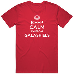Galashiels Scotland Great Britain United Kingdom Uk Keep Calm I'm From Mens Soft Cotton Tee T Shirt