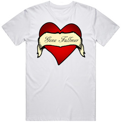 Heart Tattoo Gene Fullmer Boxer Mens Soft Cotton Tee T Shirt