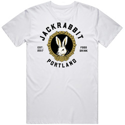 Jackrabbit Portland Oregon Top Restaurants Food Fan Lover Foodie Mens Soft Cotton Tee T Shirt