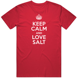 Salt Keep Calm And Love Parody Custom Name Mens Soft Cotton Tee T Shirt