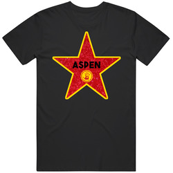 Aspen Hollywood Walk Of Fame Star Name Mens Soft Cotton Tee T Shirt