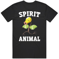 Bellsprout Is My Spirit Animal Cool Mens Soft Cotton Tee T Shirt
