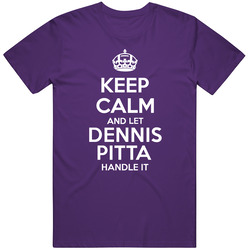 Keep Calm And Let Dennis Pitta Handle It Baltimore Football Player Sports Fan Mens Soft Cotton Tee T Shirt