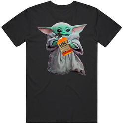 Baby Yoda The Child Mandalorian Knob Creek Alcohol Drink Mens Soft Cotton Tee T Shirt
