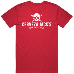 Cerveza Jack's Nashville Tennessee Top Restaurants Food Fan Lover Foodie Mens Soft Cotton Tee T Shirt
