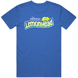 The Original Lemonhead Blue Mens Soft Cotton Tee T Shirt