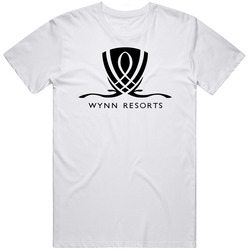 Wynn Resorts Limited Nasdaq Company Logo Employee Fan Mens Soft Cotton Tee T Shirt