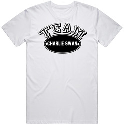 Team Charlie Swan Twilight Favorite Novel Character Cool Mens Soft Cotton Tee T Shirt
