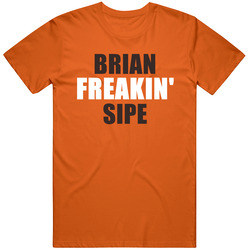 Brian Sipe Freakin Sports Football Cleveland Mens Soft Cotton Tee T Shirt