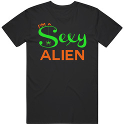 Im A Sexy Alien Cute Lazy Halloween Costume Graphic Mens Soft Cotton Tee T Shirt