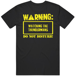 Warning Watching  The Thundermans Mens Soft Cotton Tee T Shirt
