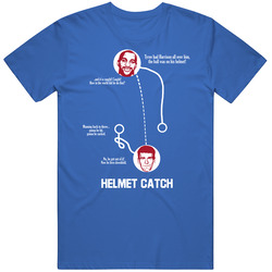 Helmet Catch Eli Manning David Tyree New York Greatest Football Play Mens Soft Cotton Tee T Shirt