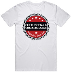 Cold Beers And Cheeseburgers San Diego Restaurant Cool Mens Soft Cotton Tee T Shirt