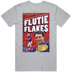 Doug Flutie Flakes Pro Footballer Cereal New England Fan Mens Soft Cotton Tee T Shirt