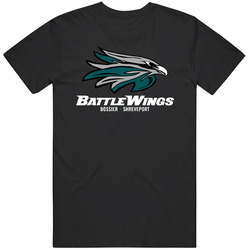 Bossier Shreveport Battle Wings Arena Football League Team Fan Logo Mens Soft Cotton Tee T Shirt