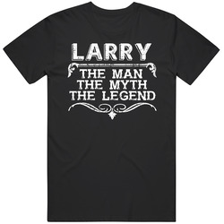 Larry Man Myth Legend Vintage Grunge Style Cool Name Mens Soft Cotton Tee T Shirt