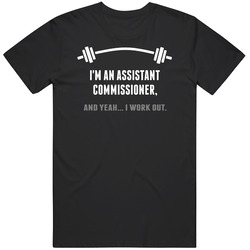 Assistant Commissioner Funny Workout Personalized Mens Soft Cotton Tee T Shirt