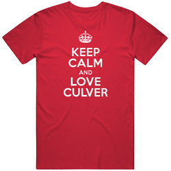 Culver Keep Calm And Love Parody Custom Name Mens Soft Cotton Tee T Shirt
