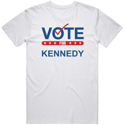 Vote For Election School Work Politics Kennedy Mens Soft Cotton Tee T Shirt
