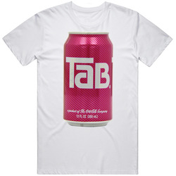 Tab Can Coca Cola Drink Soda Junk Food Fan Mens Soft Cotton Tee T Shirt