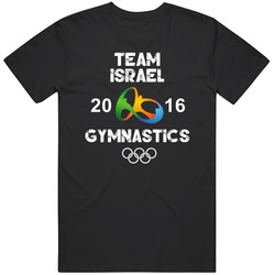 Israel Gymnastics Team Rio 2016 Olympic Games Sport Mens Soft Cotton Tee T Shirt