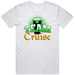 Cruise Team Last Name Custom Beer Drinking St Patricks Day Party Mens Soft Cotton Tee T Shirt