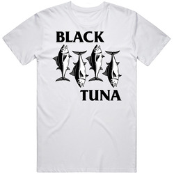 Black Tuna Cannabis Ganja Marijuana Strain Smoking Fan Mens Soft Cotton Tee T Shirt