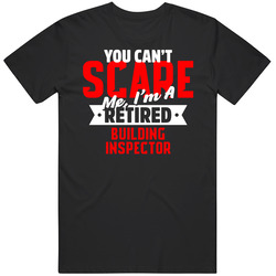 Building Inspector Retired You Cant Scare Me Funny Halloween Mens Soft Cotton Tee T Shirt