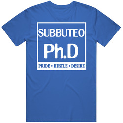 Subbuteo Phd Sports Pride Hustle Desire T Mens Soft Cotton Tee T Shirt