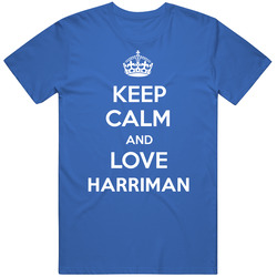 Keep Calm And Love Harriman City Parody Mens Soft Cotton Tee T Shirt