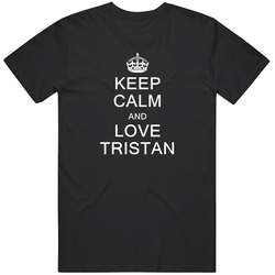 Keep Calm And Love Tristan Mens Soft Cotton Tee T Shirt