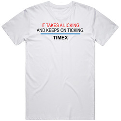 It Takes A Licking And Keeps On Ticking Mens Soft Cotton Tee T Shirt