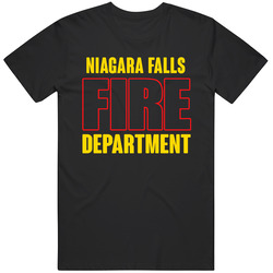Niagara Falls Fire Department Personalized City Mens Soft Cotton Tee T Shirt